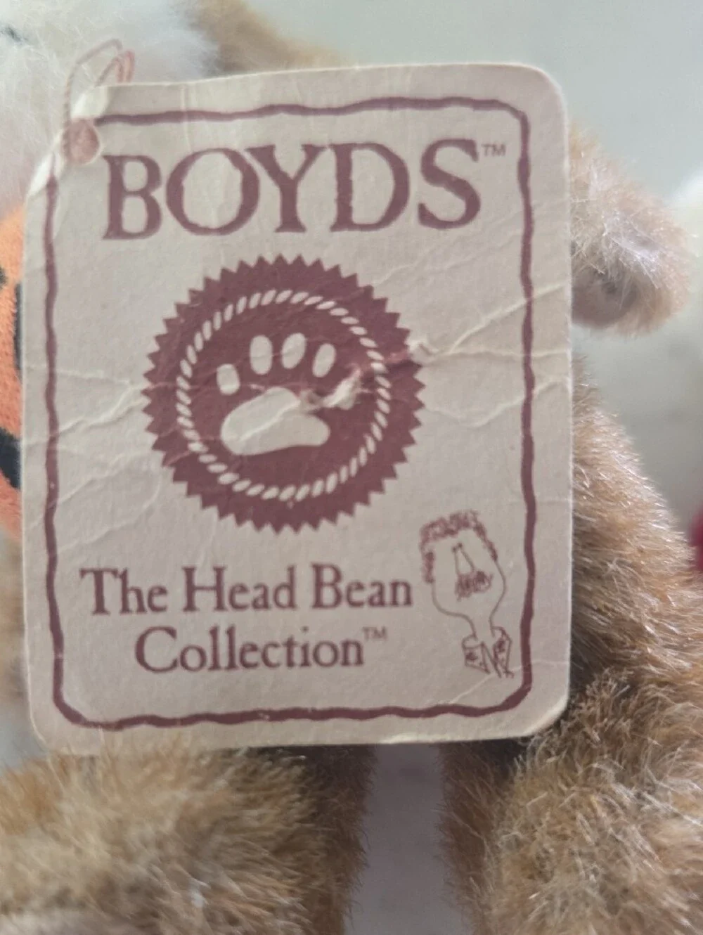 Boyds Bears Mini Plush Pair - Orange Pumpkin Sweater & Red Heart Sweater